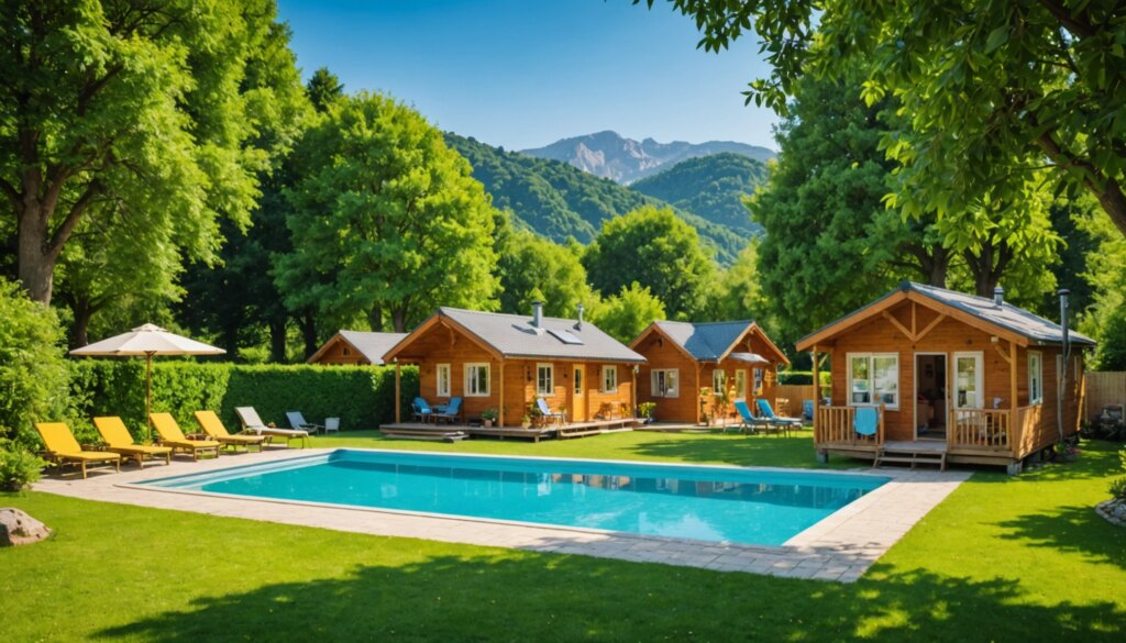 Répartition géographique des campings avec piscines